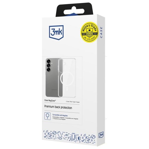 Etui 3Mk Magcase Do Galaxy S25+, Przezroczyste Do Magsafe