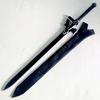 Катана Кирито Кирито из Аниме Мастер Меча Онлайн Косплей Реквизит Нож Ниндзя Настоящий Размер Японская Катана Самурайская Сабля Игрушка