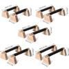 1 Pair Non-slip Parallettes Bars Solid Wood Bracket Push-up Stand Wooden Push Up Bar  Gymnastics