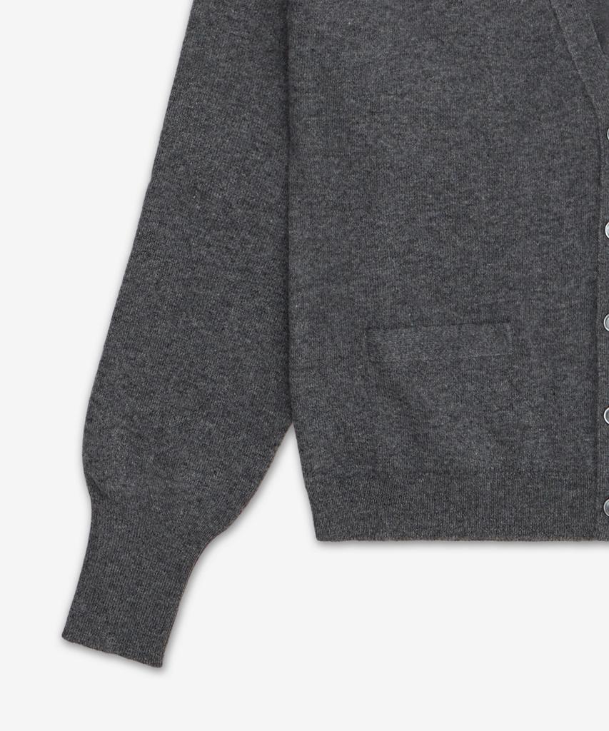 Maison Margiela V-Neck Cardigan - Dark Gray / S51Hp0026M13225859M