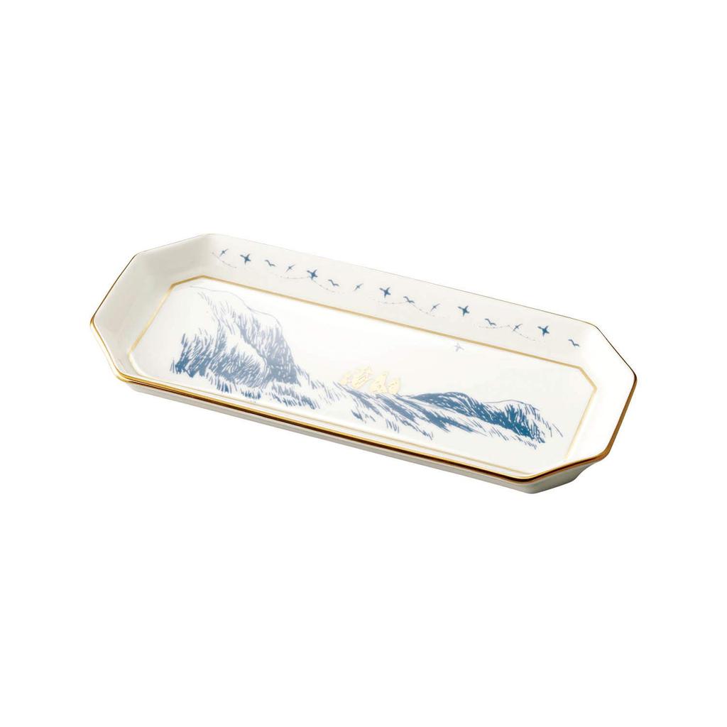 Поднос Noritake Moomin 1 шт. Moominpappa Goes to the Sea костяной фарфор белый 18,5 см TG54806/N-091L