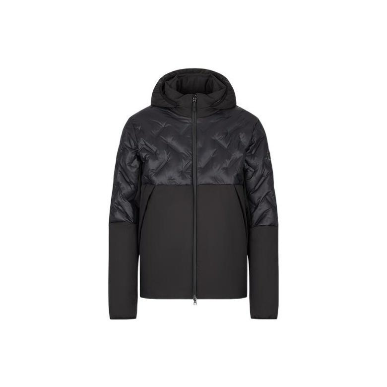 EMPORIO ARMANI FW22 Puffer Jacket Men's Black 6LPB03-PN8MZ-1200