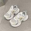 Dad Shoes Girl 2025 New Spring and Summer Mesh Casual Running Sneakers Versatile Thick-soled Breathable Shoes Ins Tide