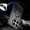 Heavy Duty Armor Shockproof Phone Case For Xiaomi 17 15T 14T Pro Max Magnetic Rotating Bracket Protection Cover For MI 17 ProMax