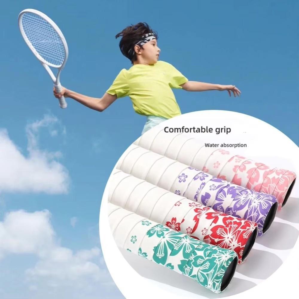 Non-Slip Badminton Handle Wrap Tape Sweat-Absorbent Tennis Handle Tape Racquet Supplies
