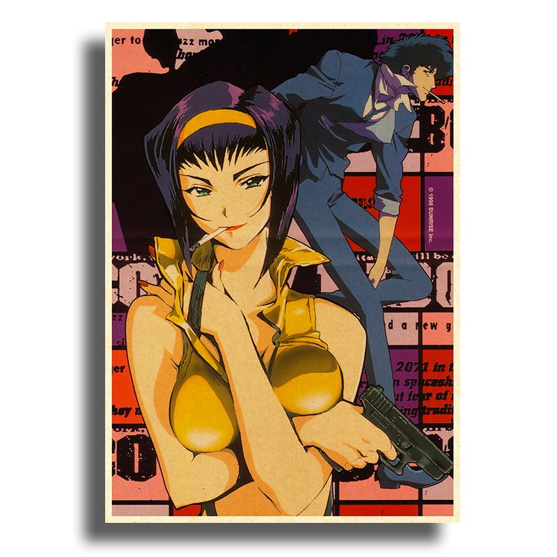Cowboy Bebop Wall Decor Poster Wall Art Picture Wall Decor Canvas Painting Living Room Home Decoration Print Room Decor