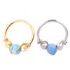 Кольцо для носа из нержавеющей стали, бирюзовое кольцо для ноздри, серьги для носа, пирсинг, ювелирные изделия