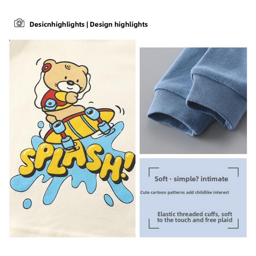 Children's Underwear Set Pure Cotton New Boys' Home Clothes Baby's All Cotton Warm Girls' Autumn Clothes Autumn Pants Children's Clothes