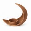 Crescent flowerpot brown decorative plant cover