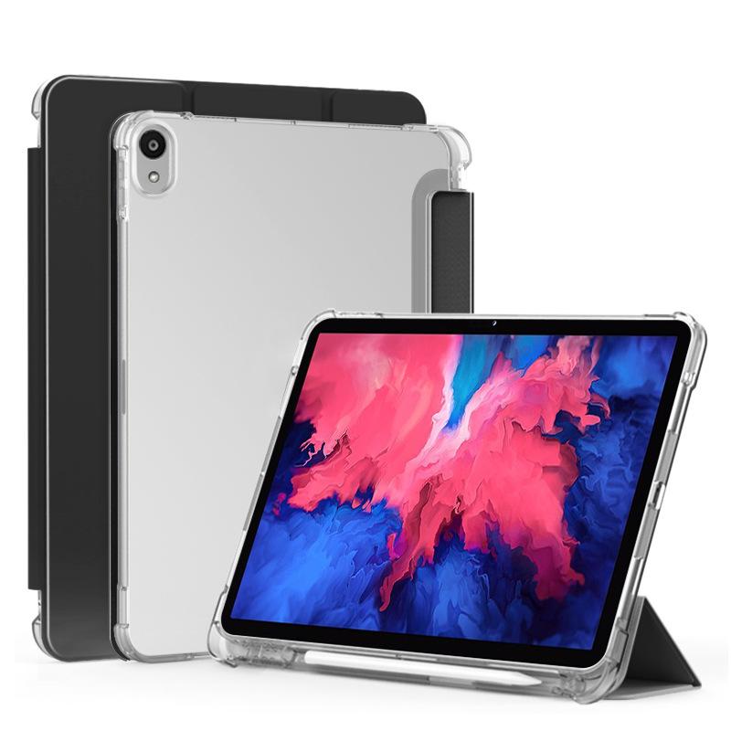For Tab P11 /P11 Plus 11" TPU Back Stand Tablet Funda For Xiaoxin Pad 11 Plus TB-J606F J607F J616F with Pen Holder case