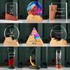 Engraved Wooden Crystal Trophy - Creative Gift for Outstanding Employee Awards