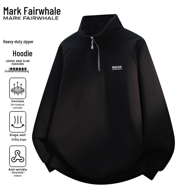 Мужской свитшот Mark Fairwhale на молнии до середины, со стойкой