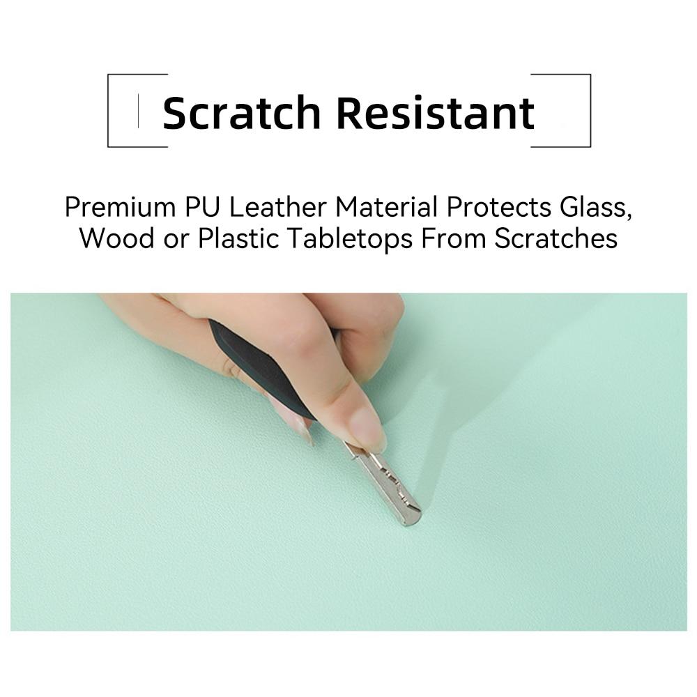 Офисный коврик для мыши небольшого размера, красочный двухсторонний водонепроницаемый защитный коврик для рабочего стола, нескользящий коврик для мыши из искусственной кожи для портативных ПК