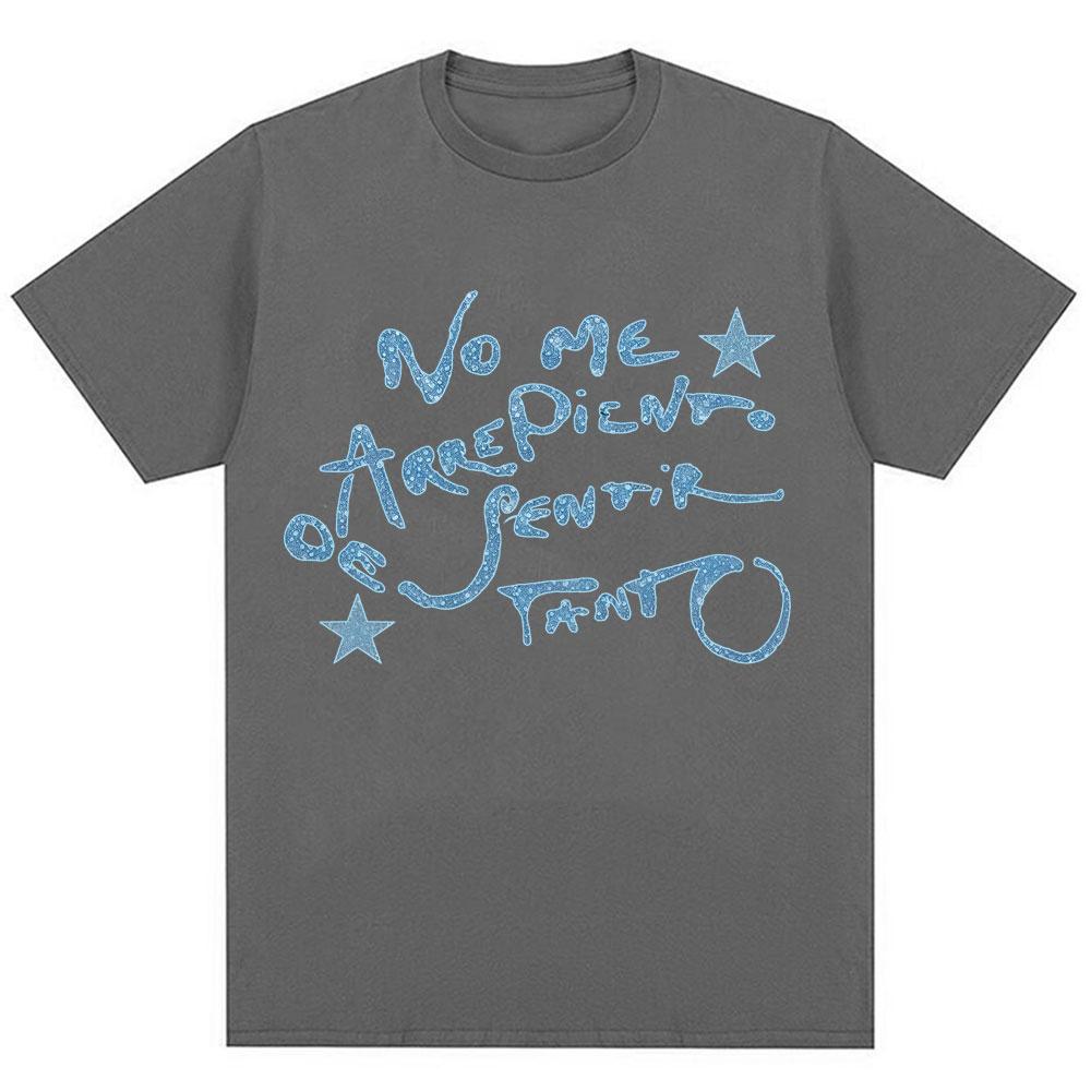 Karol G No Me Arrepiento De Sentir Tanto 2026 New Album Tshirt Fashion Women O-Neck T Shirts Cotton T-Shirts Gifts