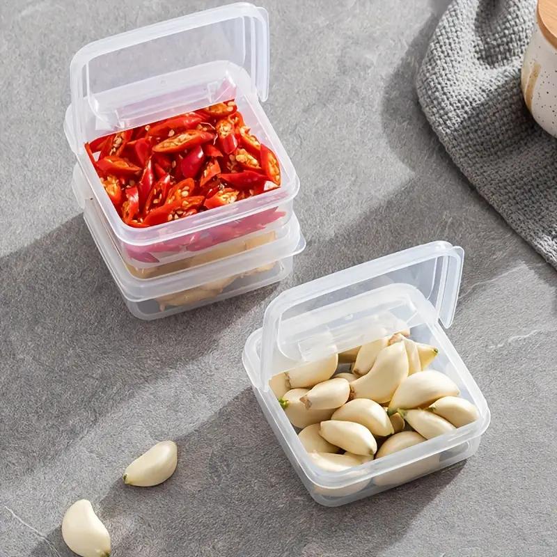 2pcs Butter Cheese Storage Box Transparent Cheese Box Refrigerator Kitchen Fruit Vegetable Fresh-keeping Organizer Storage Box