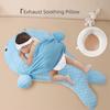 Plush Baby Support Pad Cartoon Whale Soothing Pillow Pacify Toy Comforting Pillow  Baby Sleep
