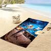 bad bunny Beach Towel, Large Soft Quick Dry Towel for Beach Camping Swimming