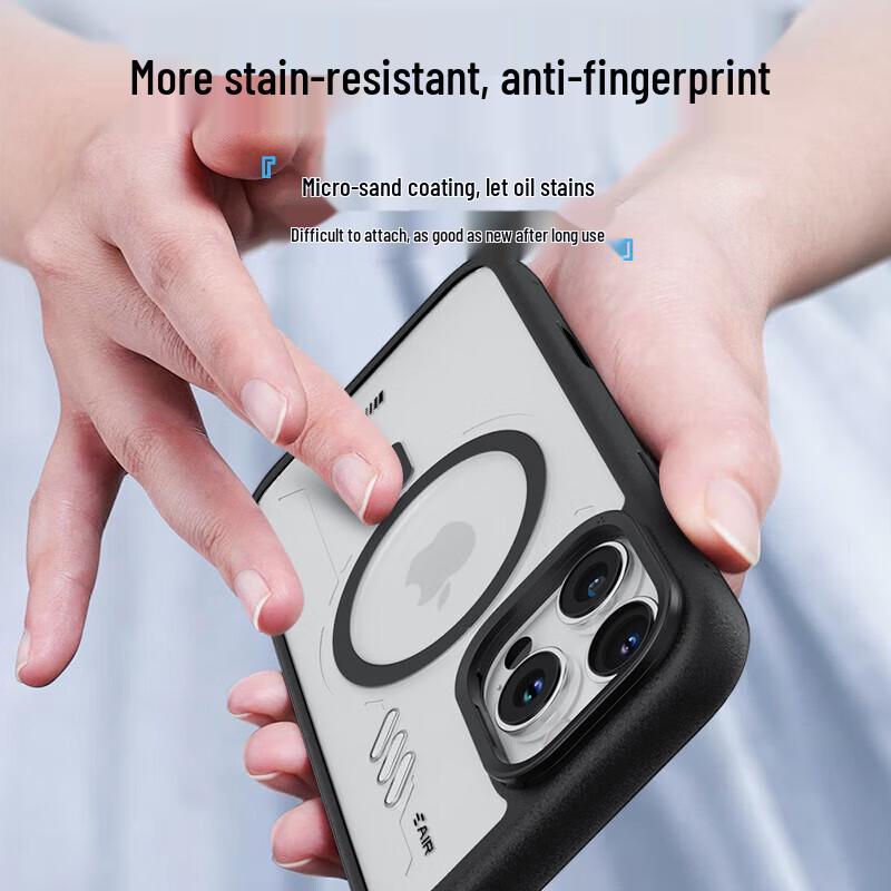iPhone 16 Pro Max Magnetic Stand Protective Case