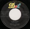 7-дюймовая пластинка HILLTOPPERS JIMMY SACCA BILLY VAU Marianne To Be Alone 4516039 Dot Records 1960 США Рок Б/у