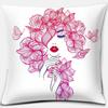 Pink Series Printed Pillowcase Home Decor Car Sofa Cushion Cover