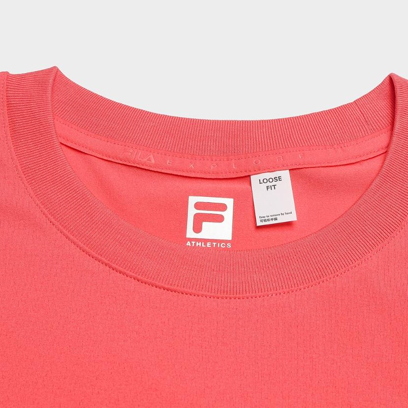 Fila Женская футболка с коротким рукавом Explorer, однотонная, свободного кроя A11W627103F-PK