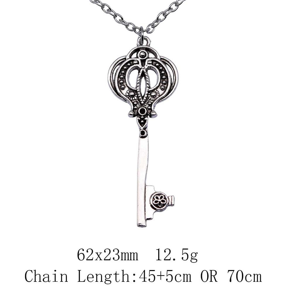 Ожерелья на годовщину свадьбы, женские полые смоляные фоторамки, ключи, длинная цепочка, ожерелье для рюкзака, цепочка, ожерелье