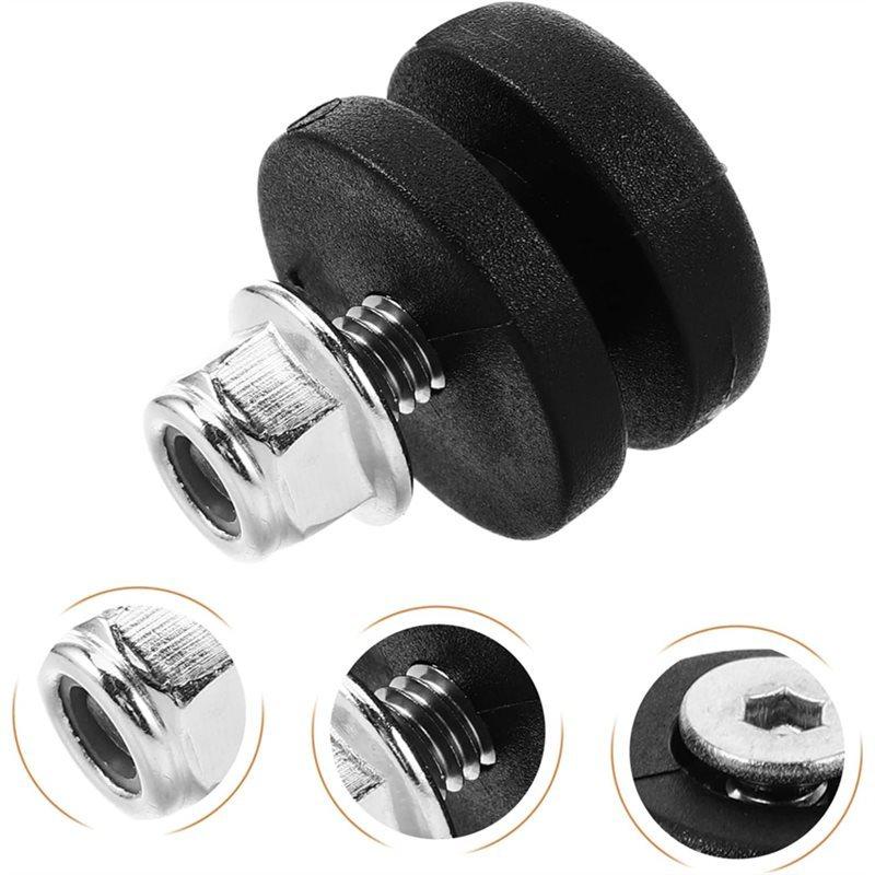 For Trunk Dirt Bike Pads Spacers 4Pcs Bushing Pad Motorbike Supply Rear Luggage Case Pad For Trunk Bracket Base Plate