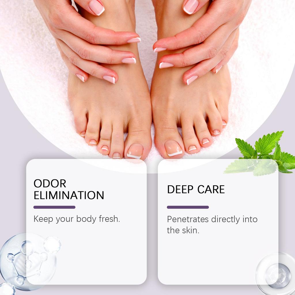 Спрей-антиперспирант, Спрей для удаления запаха ног и антиперспирант, Спрей для ухода за ногами, 30 мл