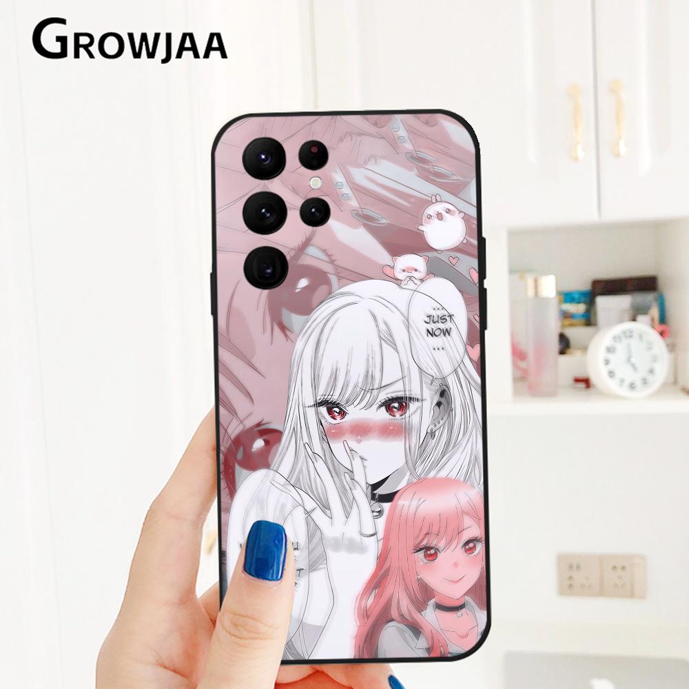 Чехол для телефона с изображением аниме-девушки Marin K-Kitagawa Для Samsung Galaxy S25 S24 S22 S23 Ultra S21 S20 Plus 5G Защитный силиконовый Funda