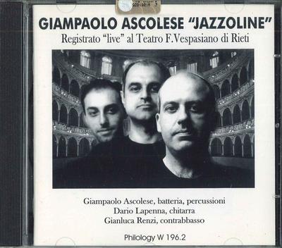 CD ДЖАМПАОЛО АСКОЛЕЗЕ Jazzoline W1962 PHILOLOGY 2001 Италия Джаз Б/у