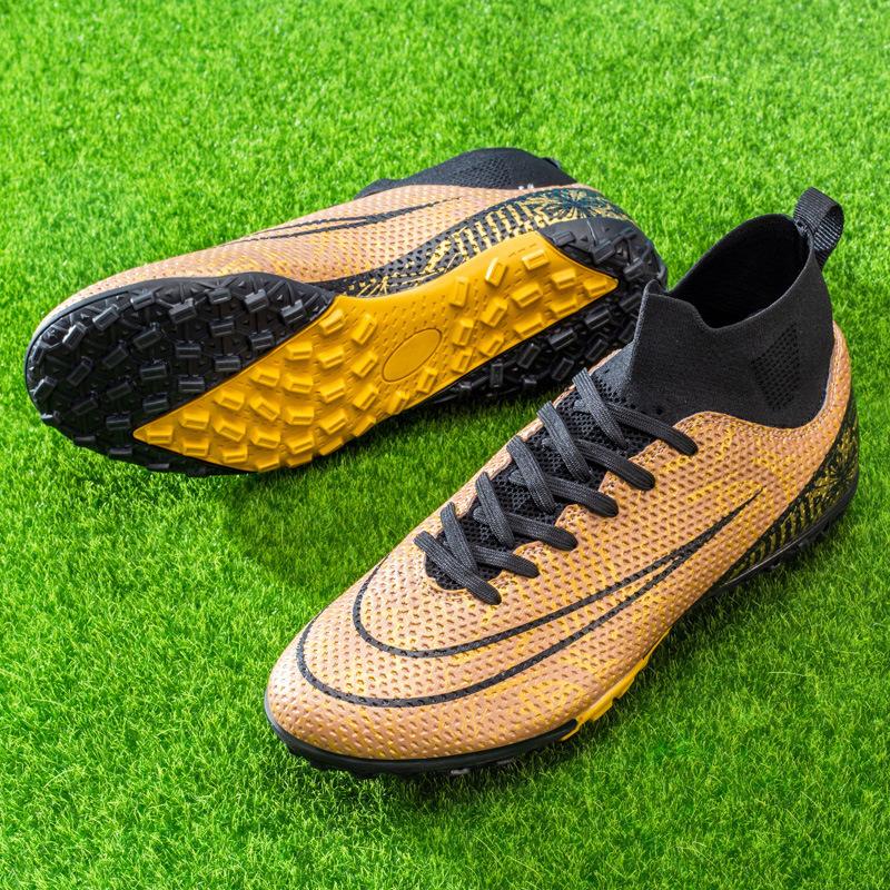 Ronaldo X10 adult long nails broken nails football shoes men's artificial turf training competition sports shoes women