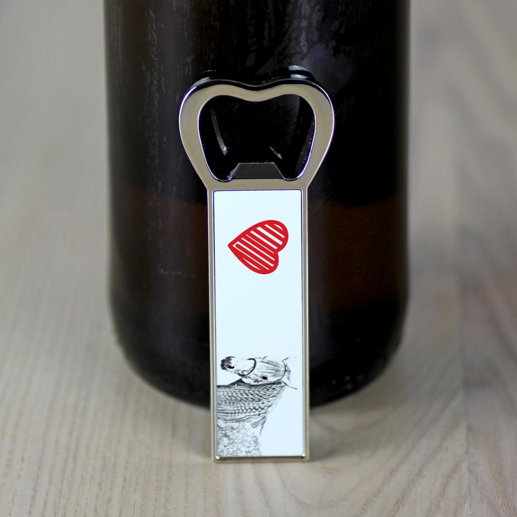 Azteca Horse – Bottle opener with a horse, personalized fridge magnet bottle opener | Art-Dog