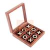 Shriji Crafts ручной работы деревянный набор для игры в крестики-нолики с латунными инкрустациями классическая настольная игра для всех возрастов подарки на Рождество Новый год