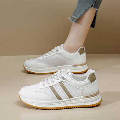 Обувь для папы, женская летняя новая обувь в стиле Ins, студенческая обувь, толстая подошва, увеличенная, для отдыха, кроссовки для женщин