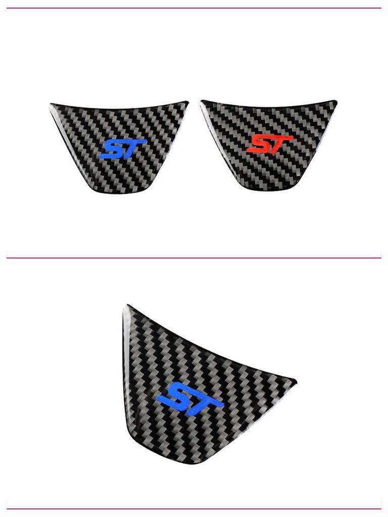 Отделка рулевого колеса из углеволокна для Ford EcoSport/Fiesta