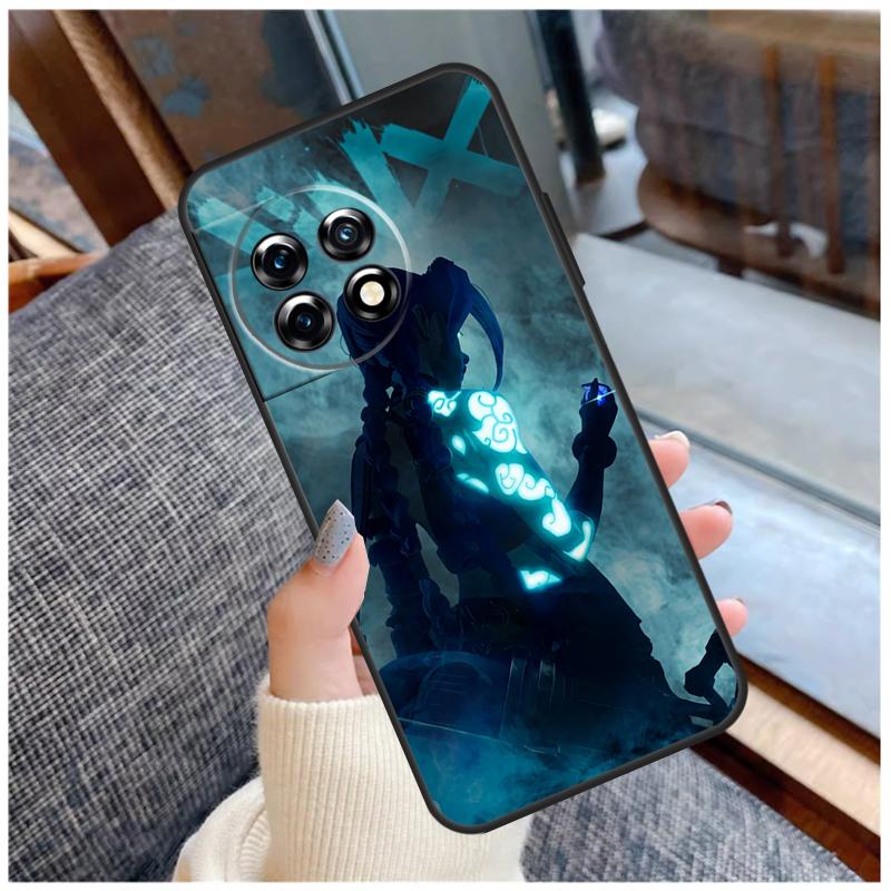 Чехол с рисунком Аркейн Джинкс Вай для OnePlus Nord 2 2T CE 3 Lite N20 N10 N100 N200 8T 9R 10R 10T 11 8 9 10 Pro
