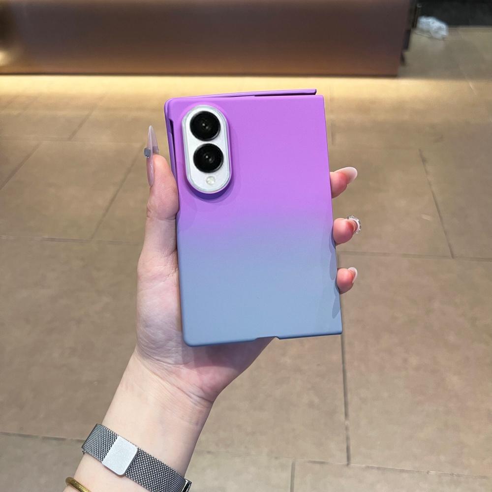Роскошный чехол с градиентной расцветкой, тонкий, для Samsung Galaxy Z Fold 8 Ultra 7 6 5 4 Zfold Fold8, матовый, ударопрочный, жесткая поликарбонатная крышка