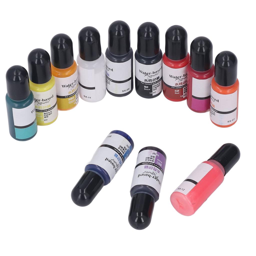 12 цветов пигмента эпоксидной смолы ровный блеск DIY ручной работы эпоксидная смола краситель для цемента гипса