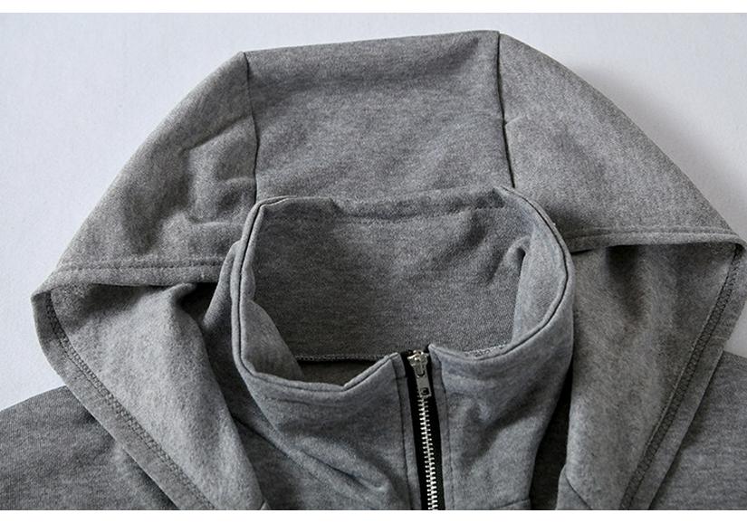 Women's 2024 Fast-Selling Zipper Hooded Pocket Sweatshirt, Mid-Length Two-Piece Loose Jacket