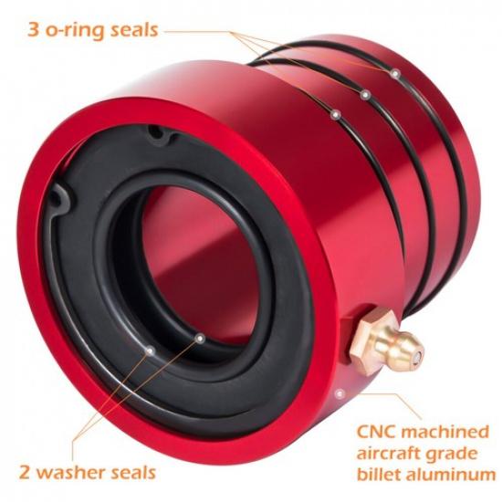 2Pcs MG21103 Dana 30/44 Front Axle Tube Seal Kit for Jeep JK TJ XJ ZJ MJ Red