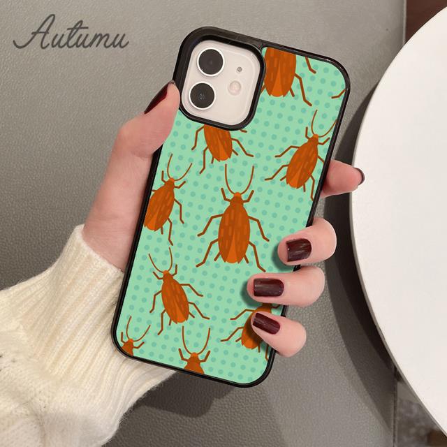 Чехлы для телефонов с коллажем из жуков, насекомых, энтомологии для iPhone 17 Air 15 16 16e 11 12 13 14 Pro Max Plus Cover coque Fundas