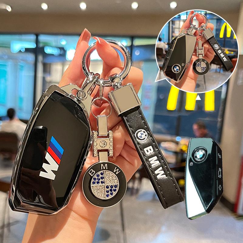 Fashion Car Key Case Cover Shell Remote Keychain For BMW 7 Series G70 G09 XM U06 G81 M3 2023 i7 X7 G07 LCI iX I20 X1 U11 Keyless sdbf49