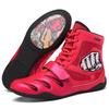 Spring and Summer New Mesh Sneakers Fitness Training Shoes High Top Boxing Shoes Weight Lifting Shoes Fighting Shoes