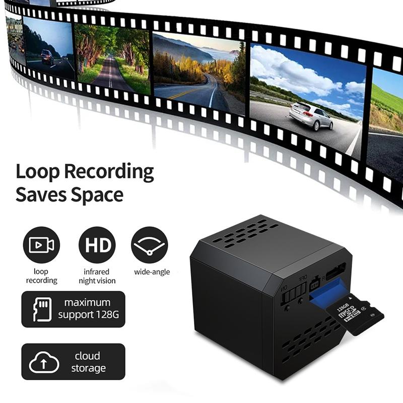 Мини-камера 1080P Беспроводная Wi-Fi Удаленный монитор Интеллектуальная камера Домашняя IP-камера Обнаружение движения Регистратор