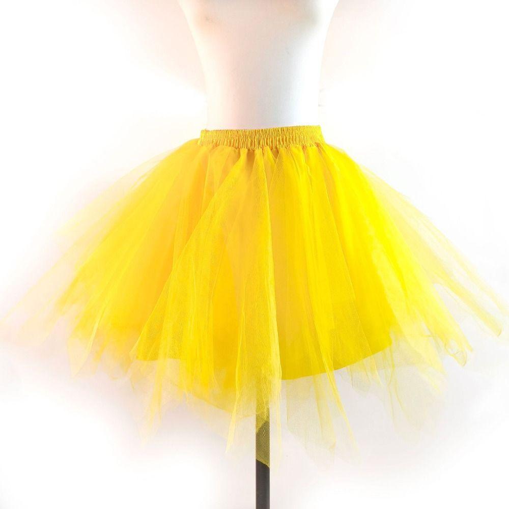 with Liner Adult Tutu Skirt Elastic Waist Cosplay Skirt Halloween Costume Skirt Stage Performance