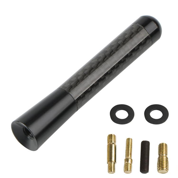 3,5 см/8 см/12 см универсальная автомобильная короткая радиоантенна из углеродного волокна черная автомобильная антенна на крышу радиоантенна FM/AM металлические приемные антенны