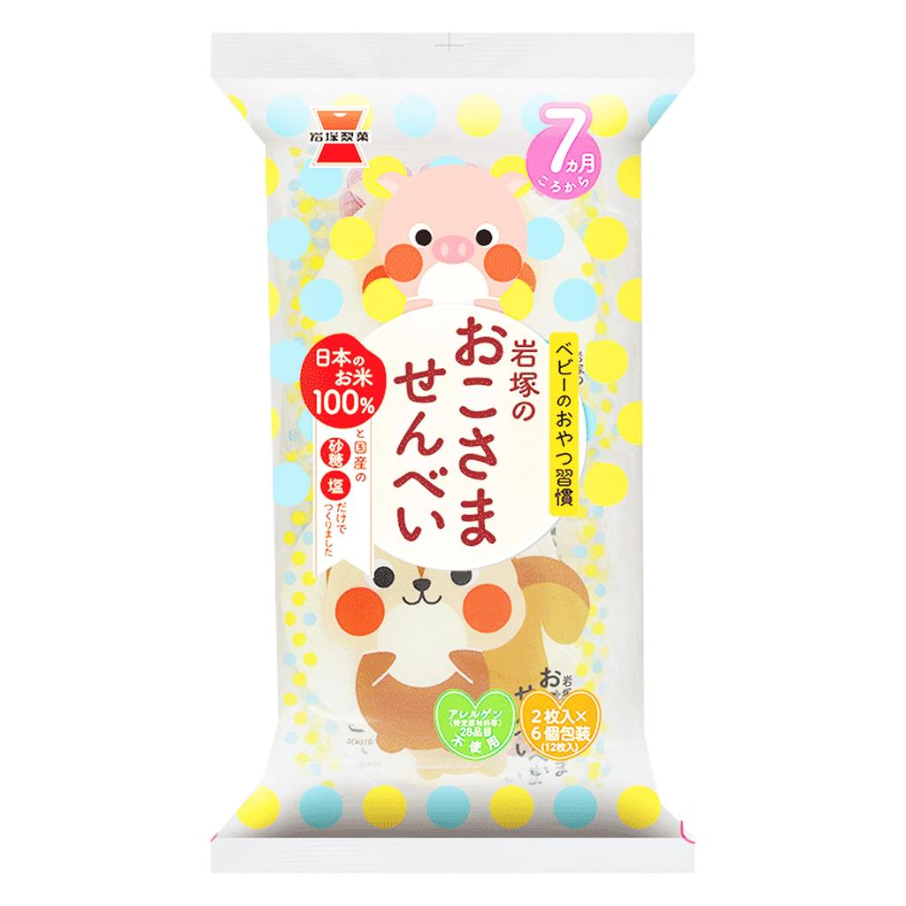 Iwatsuka Confectionery Iwatsuka Okosamasabei 12 шт. по 12 пакетов.