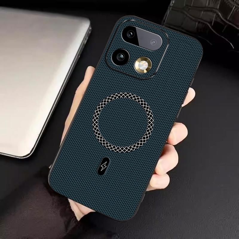 Biruiqu Realme 16 Pro Plus Новый Ультратонкий Магнитный Кожаный Ударопоглощающий Защитный Чехол для Телефона