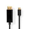 Nedis Adaptateur USB-C™ | CCGB64352BK20 |Noir