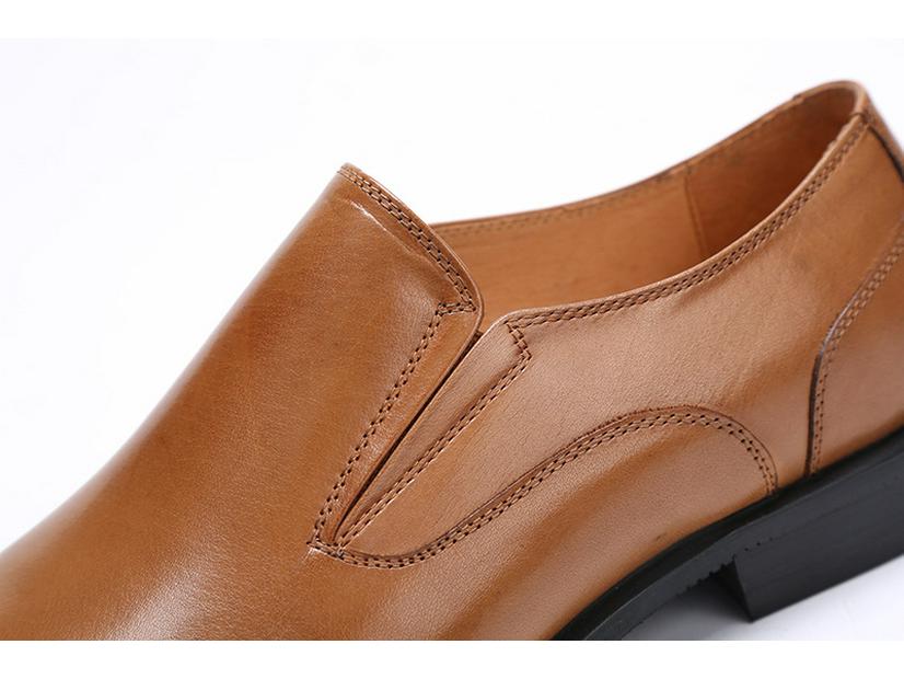 Мужские весенние кожаные туфли - Деловой и формальный британский стиль